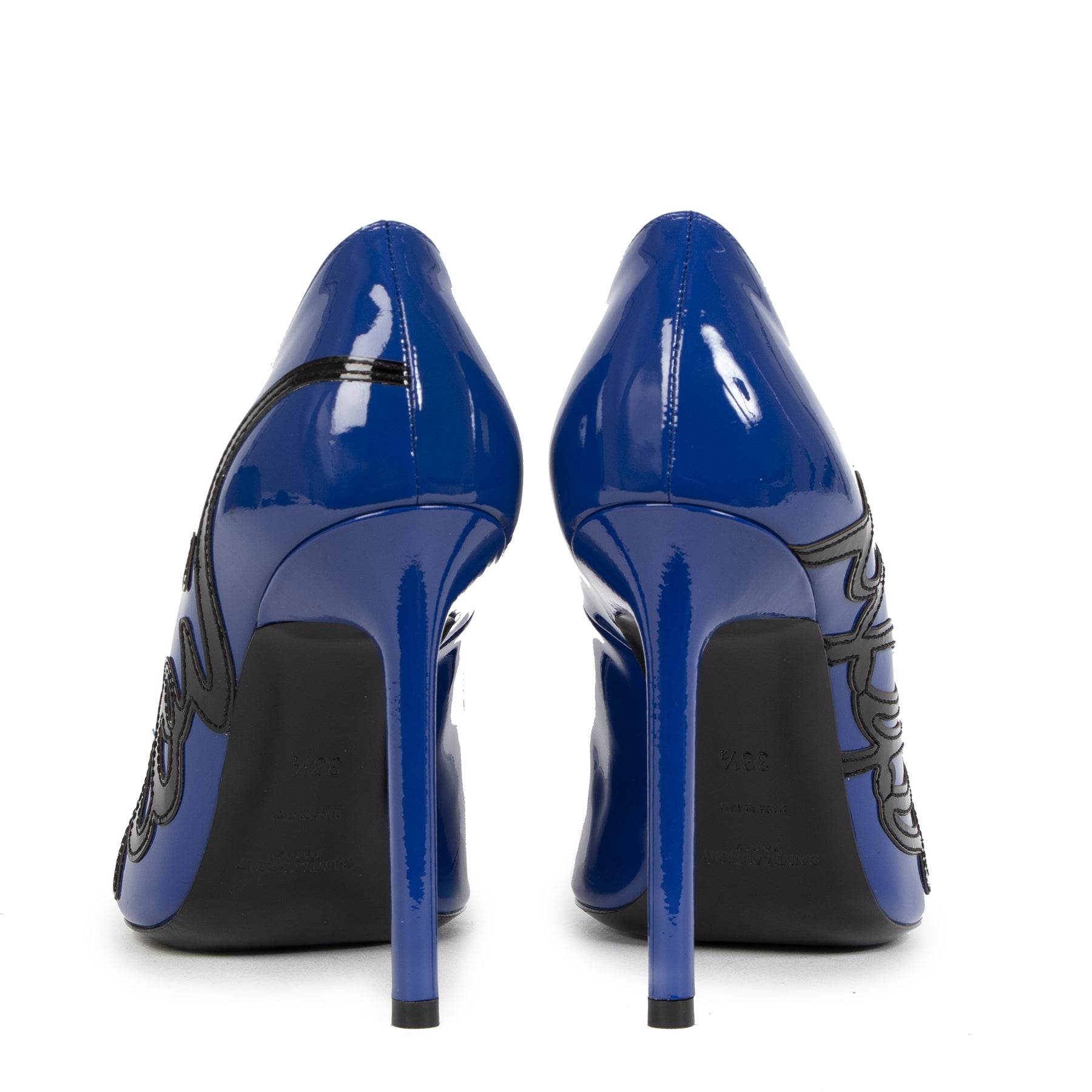 Authentieke Tweedehands Saint Laurent Anja Appelle Moi pumps - Size 38.5 juiste prijs veilig online shoppen luxe merken webshop winkelen Antwerpen België mode fashion