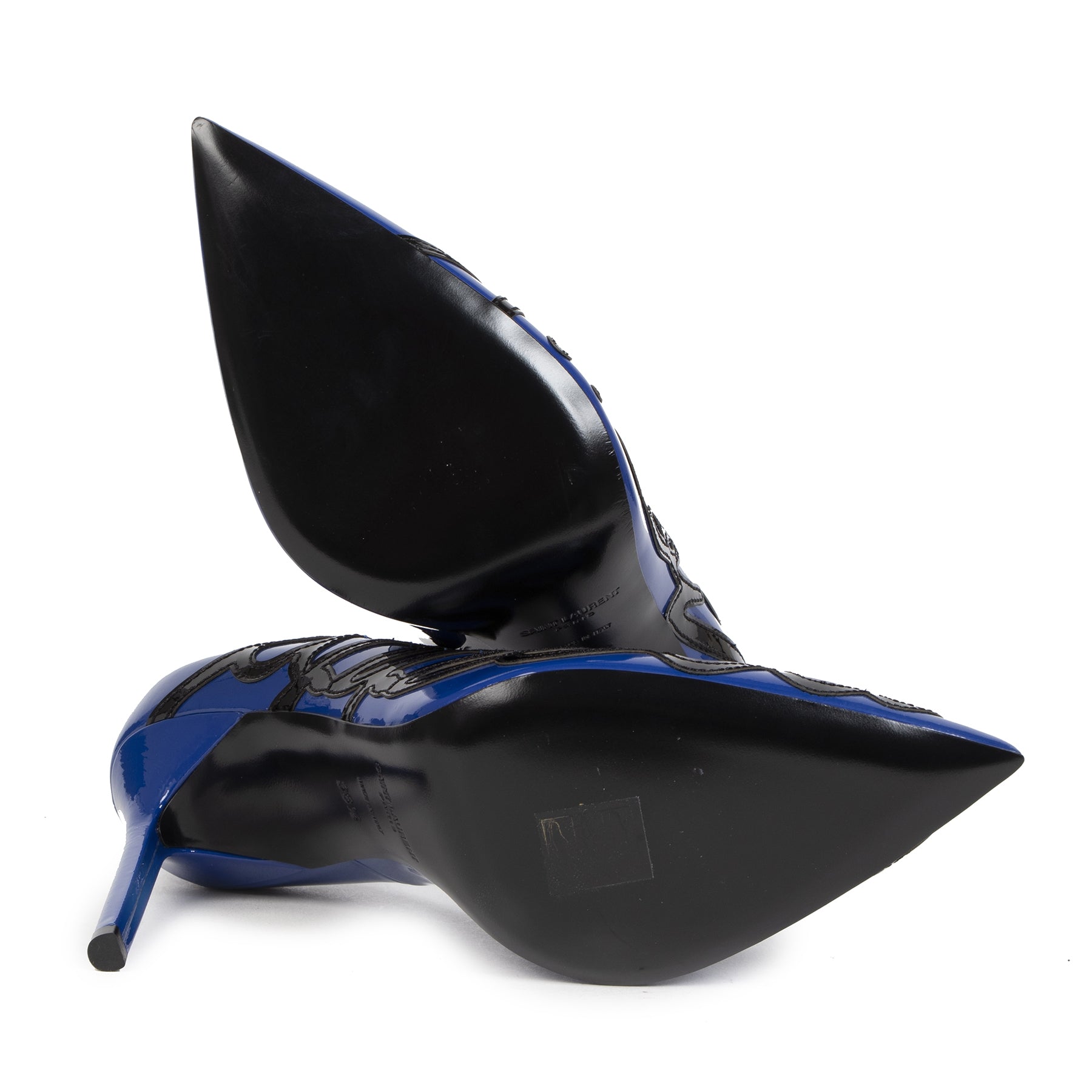 Authentic secondhand Saint Laurent Anja Appelle Moi pumps - Size 38.5 designer shoes high heels designer brands fashion luxury vintage webshop safe secure online shopping worldwide shipping delivery