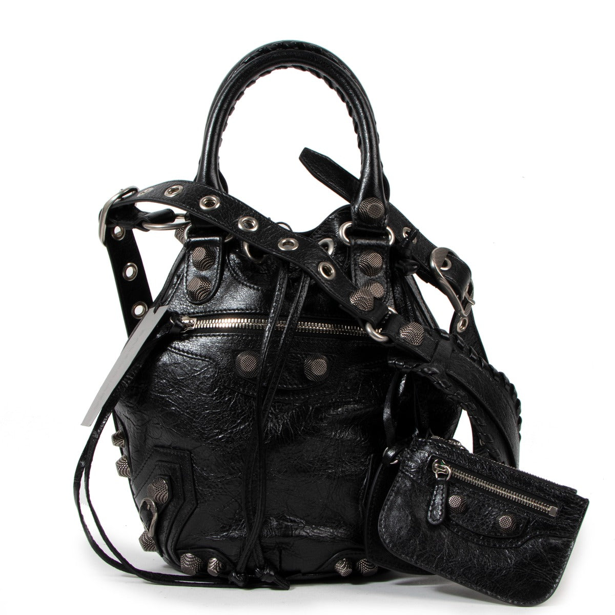 Balenciaga Le Cagole Small Black Bucket Bag