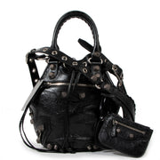 Balenciaga Le Cagole Small Black Bucket Bag aan de beste prijs bij Labellov tweedehands luxe in Antwerpen en Knokke