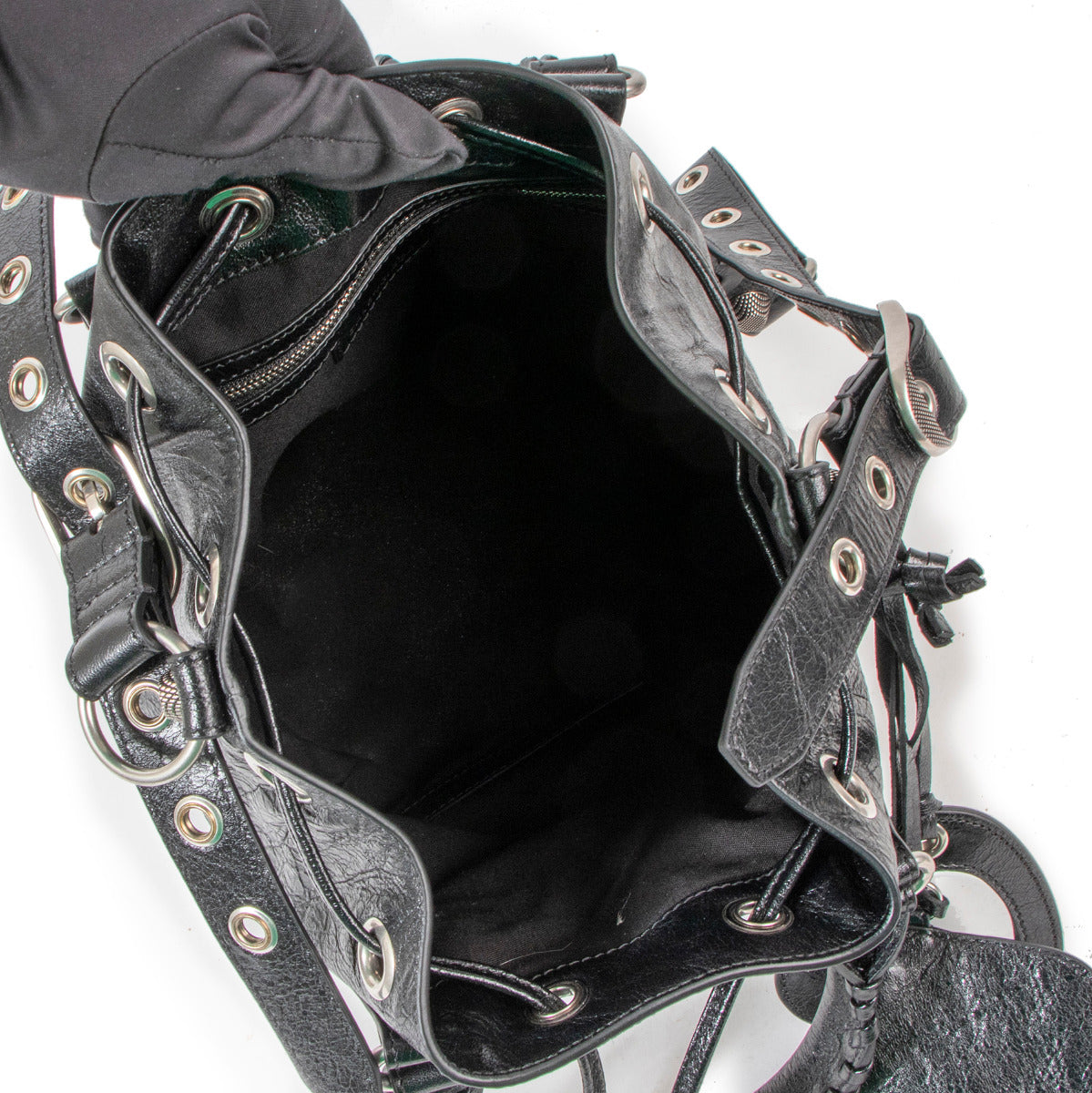 Balenciaga Le Cagole Small Black Bucket Bag