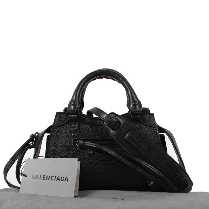 Shop safe online at Labellov in Antwerp this 100% authentic second hand Balenciaga Black Mini Neo Classic Shoulder Bag