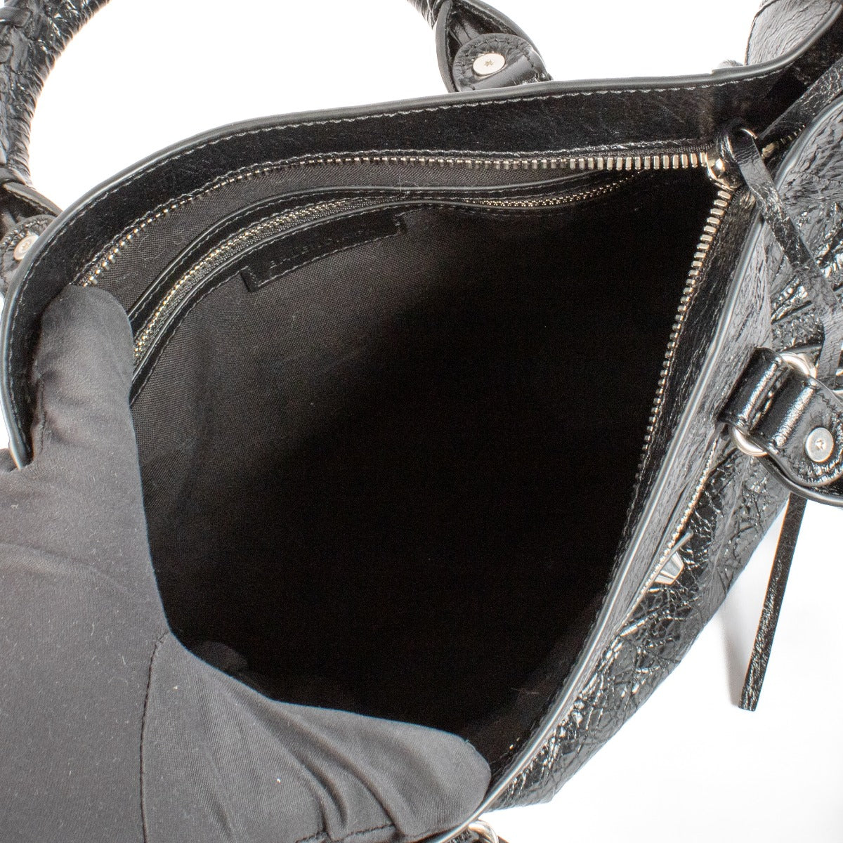 Balenciaga Black Arena Le City Small Bag