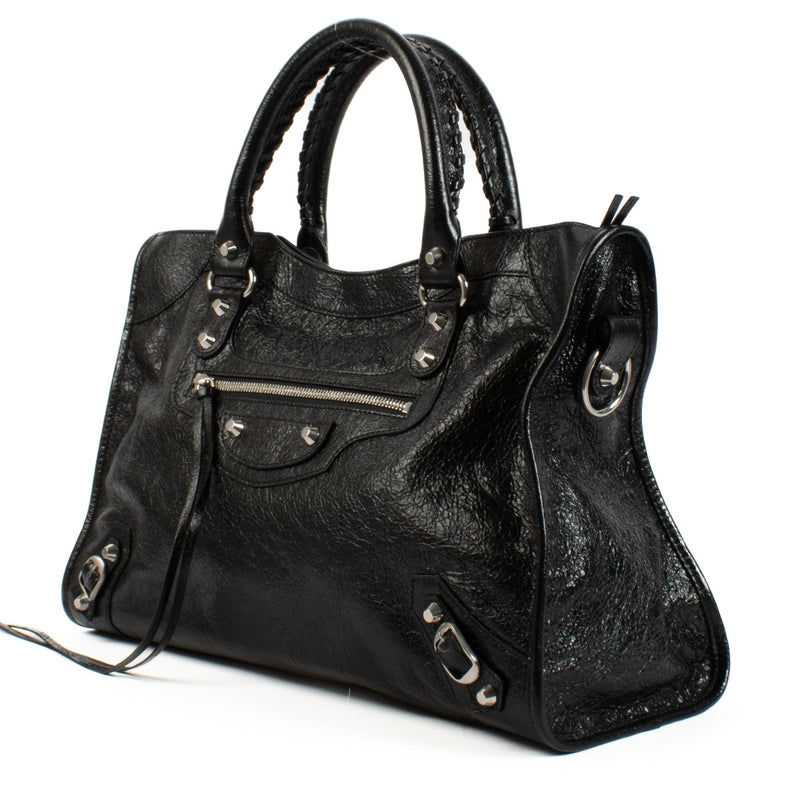 Balenciaga Black Arena Le City Medium Bag