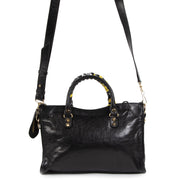 Are you looking for an authentic Balenciaga Black Classic Gold City S Scarf Bag