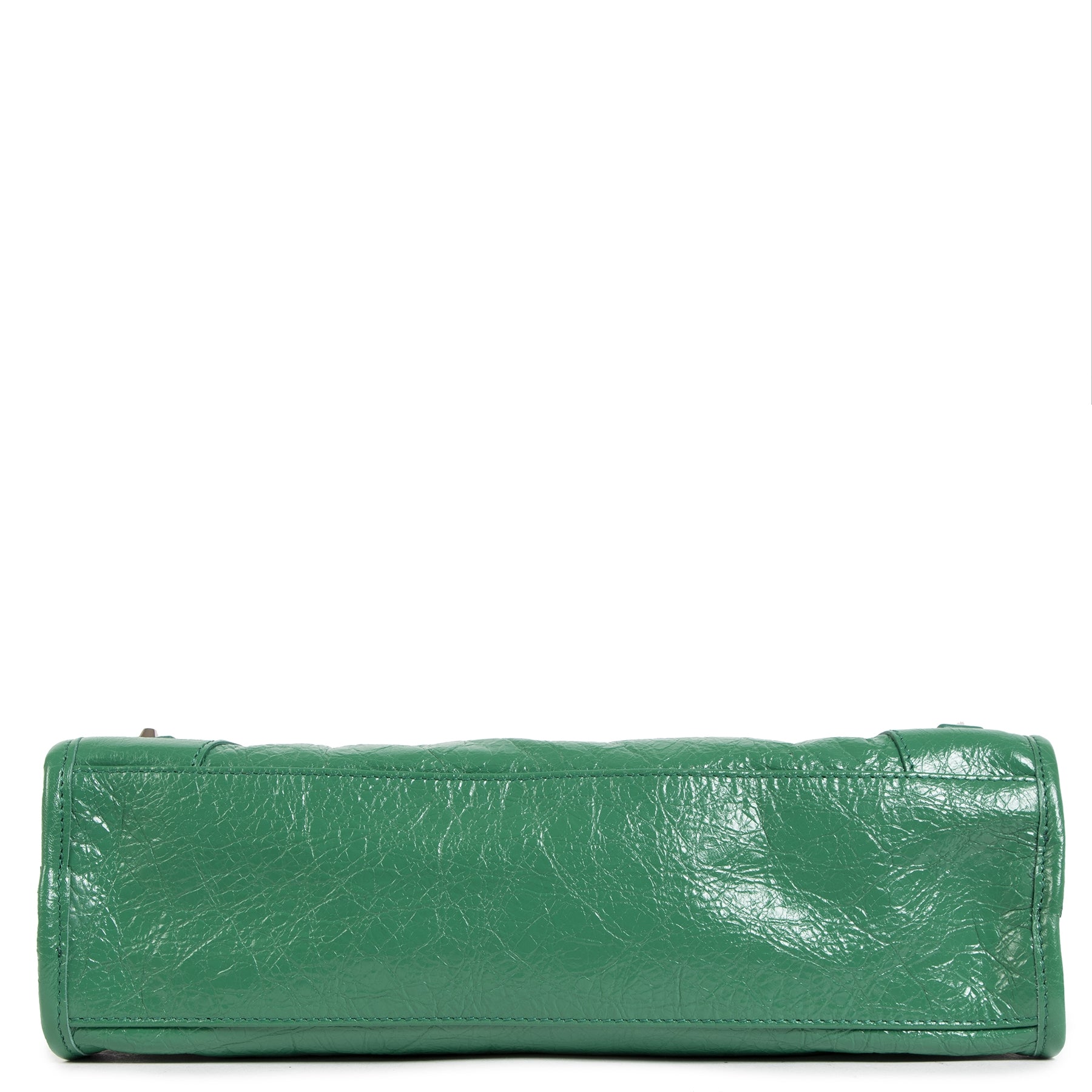 Authentic second-hand vintage Balenciaga Green Classic City S Bag buy online webshop LabelLOV