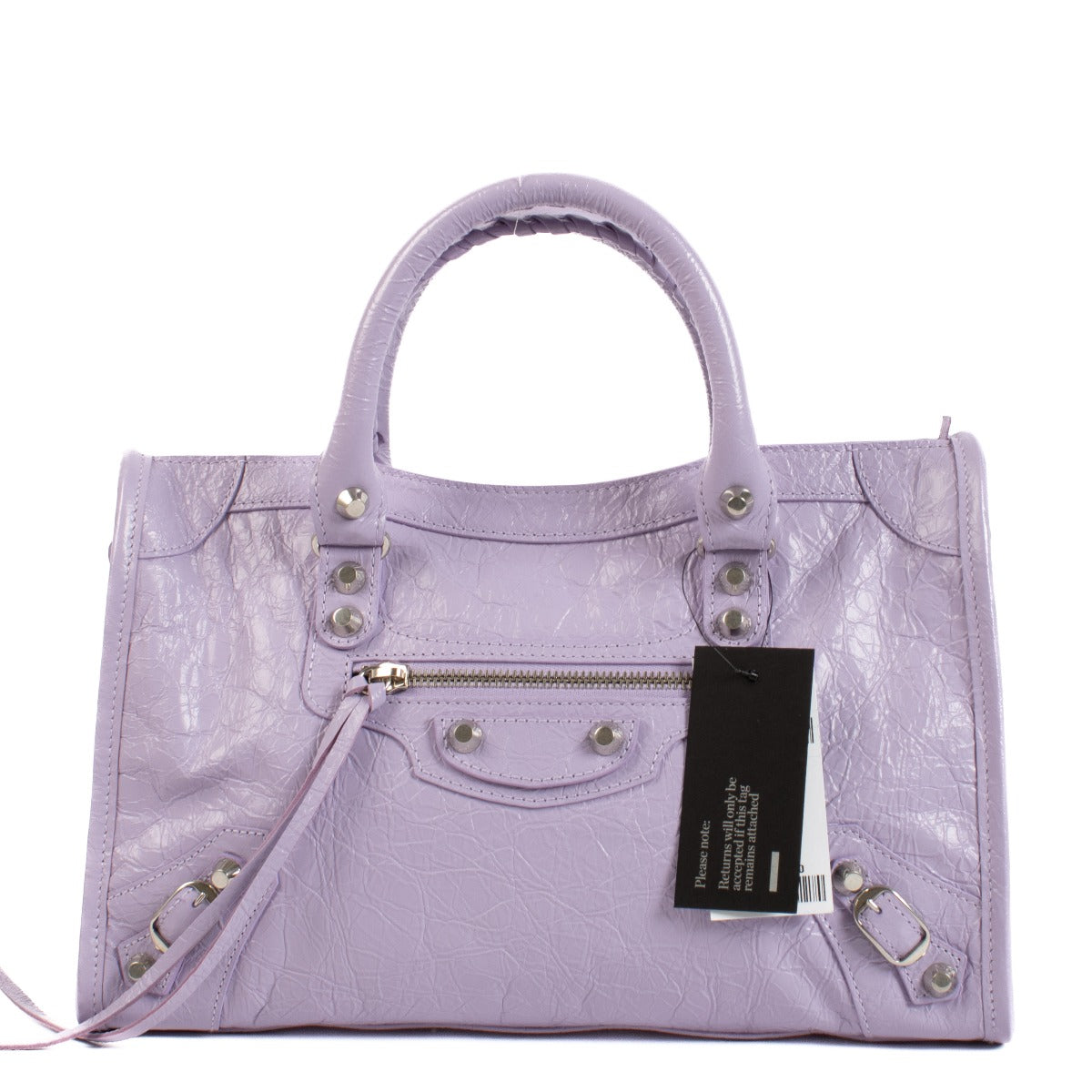 Balenciaga Lilac Arena Le City Small Bag