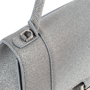 Balenciaga Hourglass XS Silver Glitter Bag
