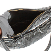 Shop safe online at Labellov in Antwerp, Brussels and Knokke this 100% authentic second hand Bottega Veneta Black Intrecciato Gemelli Medium Shoulder Bag
