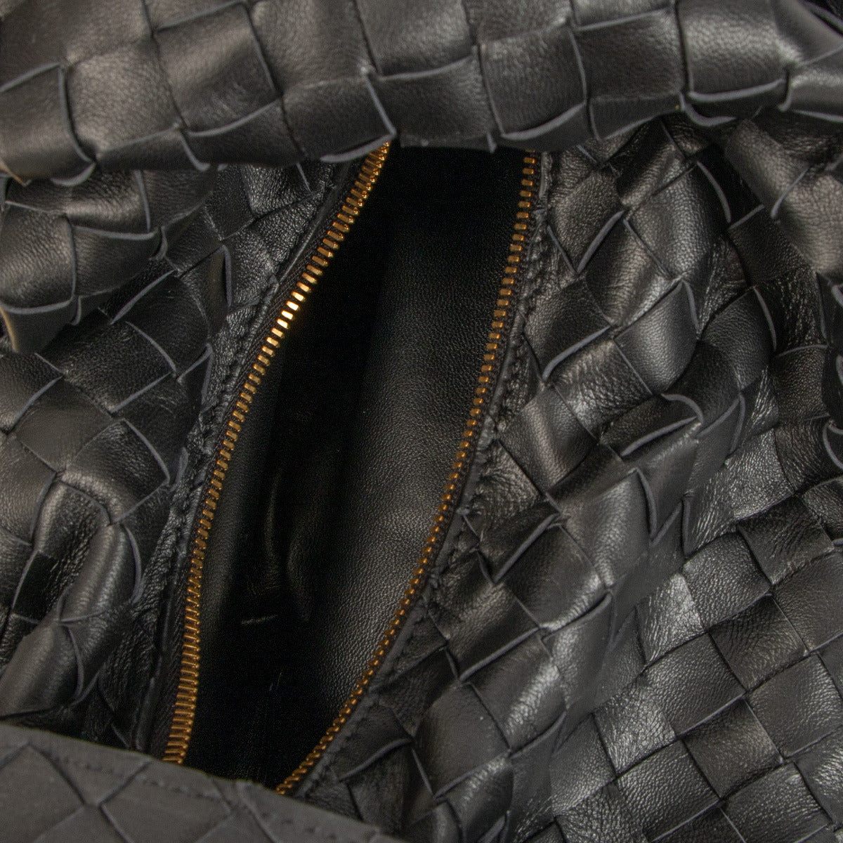 Bottega Veneta Black Intrecciato Foulard Bag