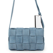 Bottega Veneta Blue Denim Casette Shoulder bag