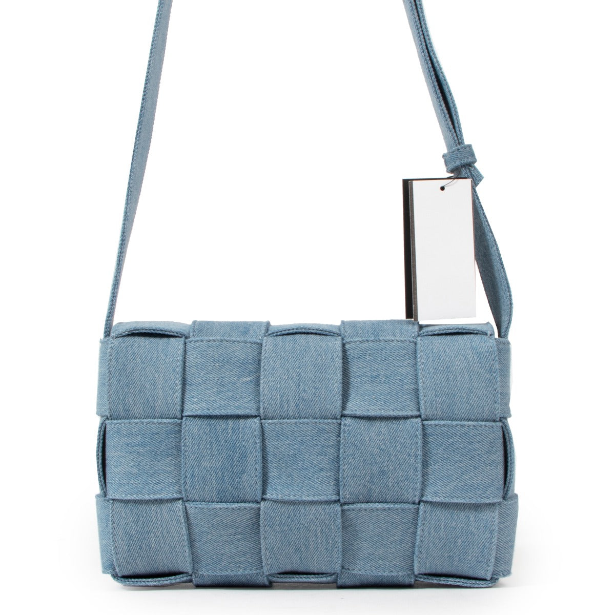 Bottega Veneta Blue Denim Casette Shoulder bag