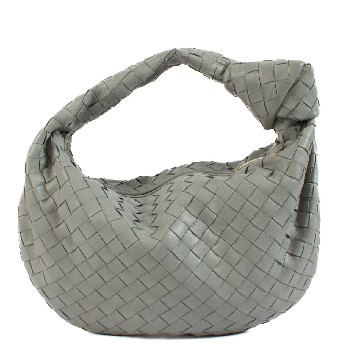 Bottega Veneta Grey Jodie Top Handle Bag