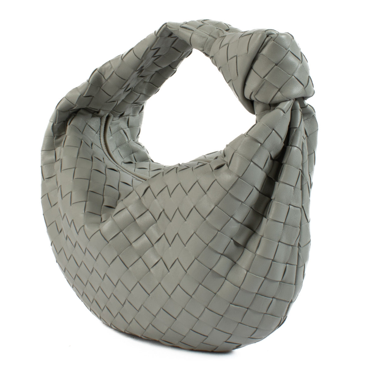 Sac Teen Jodie gris Agate Bottega Veneta