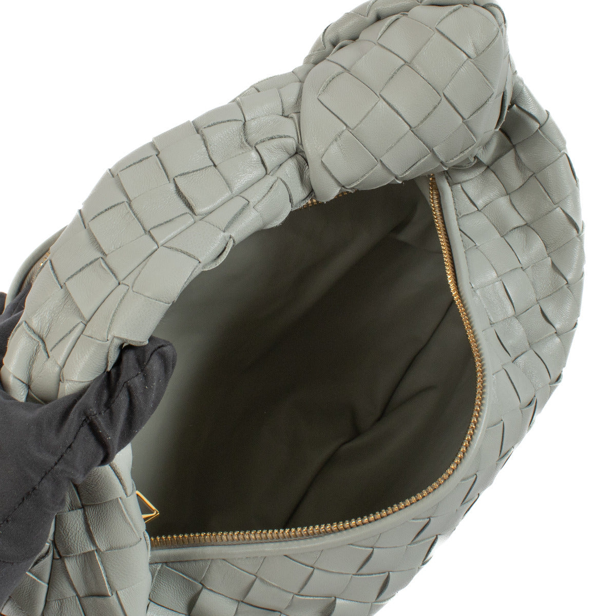 Sac Teen Jodie gris Agate Bottega Veneta