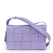 Shop safe online at Labellov in Antwerp this 100% authentic second hand Bottega Veneta Wisteria Leather Casette Crossbody Bag