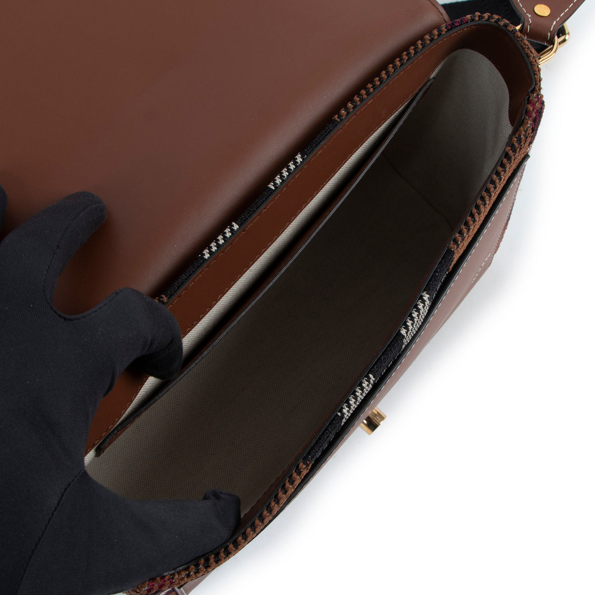 Sac à bandoulière Burberry Note moyen à carreaux