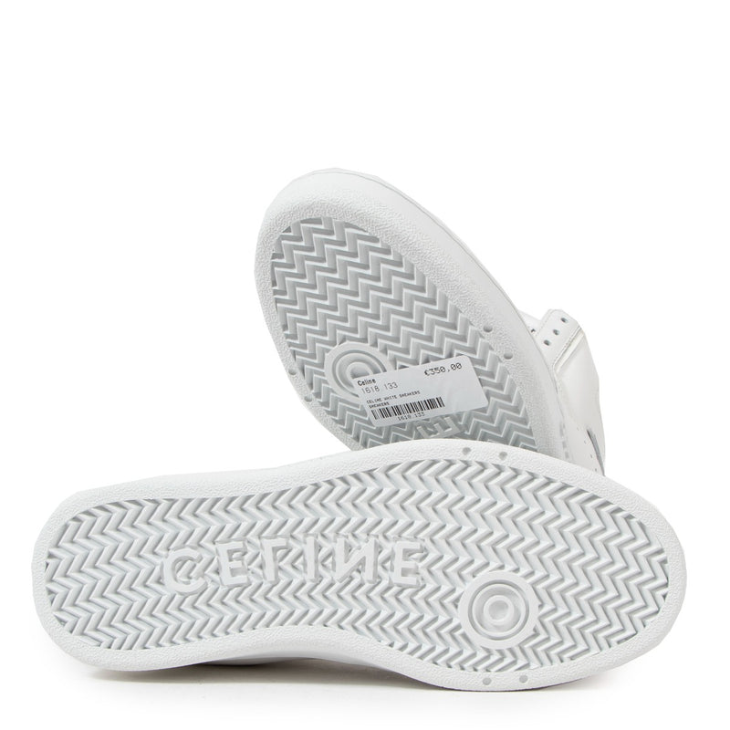 Celine CT-01 Z Leather High-Top Sneakers - Size 36