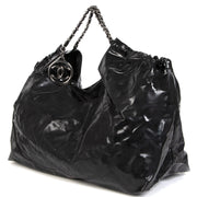 Chanel Black Patent Vinyl Coco Cabas XL Bag for the best price at Labellov