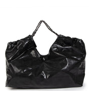 Chanel Black Patent Vinyl Coco Cabas XL Bag kopen en verkopen aan de beste prijs