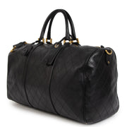 Authentieke tweedehands vintage Chanel Vintage Boston Travel Bag koop online webshop LabelLOV