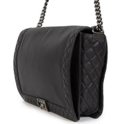 Authentic secondhand Chanel XL Le Boy Reverso Bag designer bags accessories shoes clothing luxury vintage webshop designer brands safe secure online shopping fashion fashionista worldwide shipping