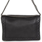 Authentieke Tweedehands Chanel XL Le Boy Reverso Bag juiste prijs veilig online shoppen luxe merken webshop winkelen Antwerpen België mode fashion