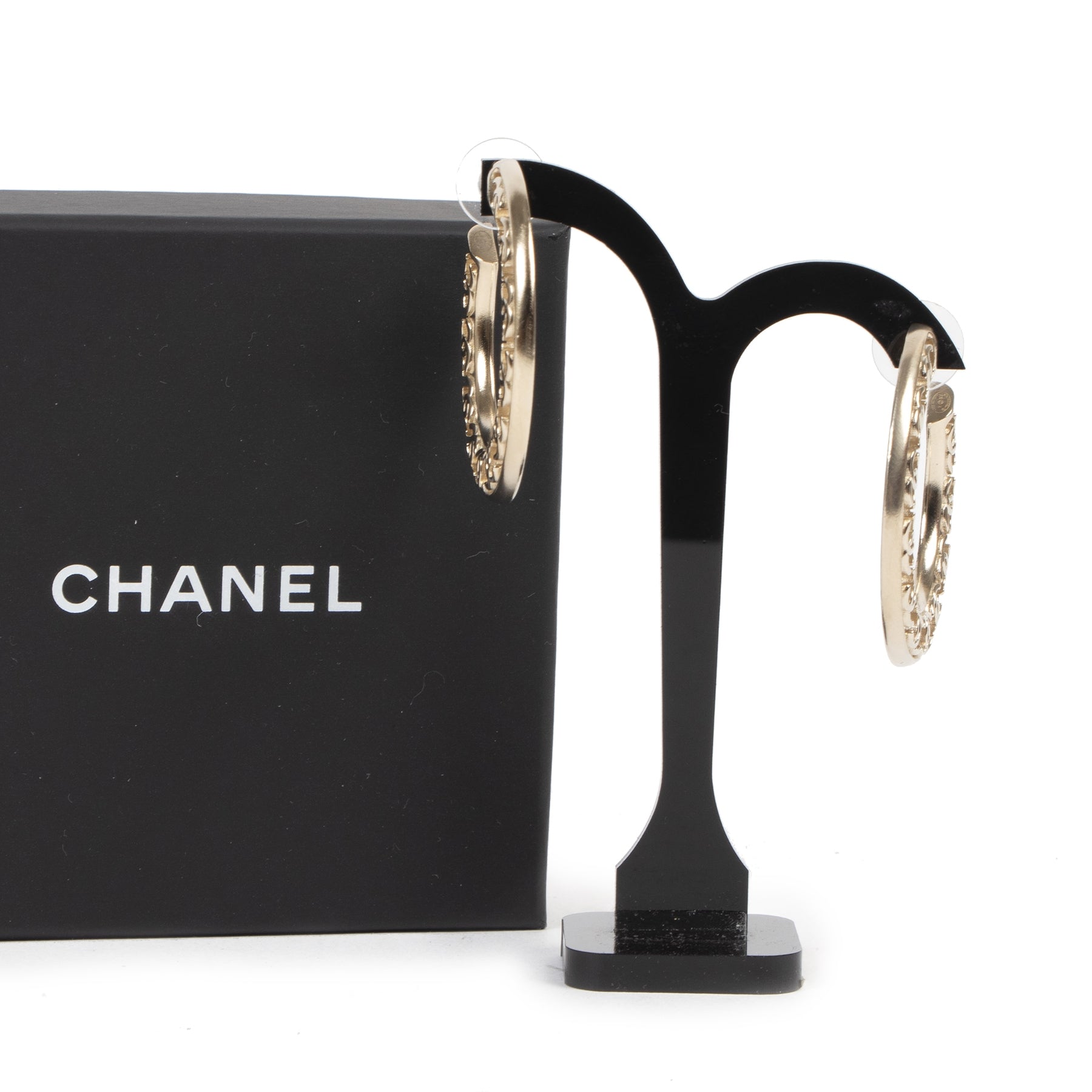 Chanel Half Hoop CC-oorbellen