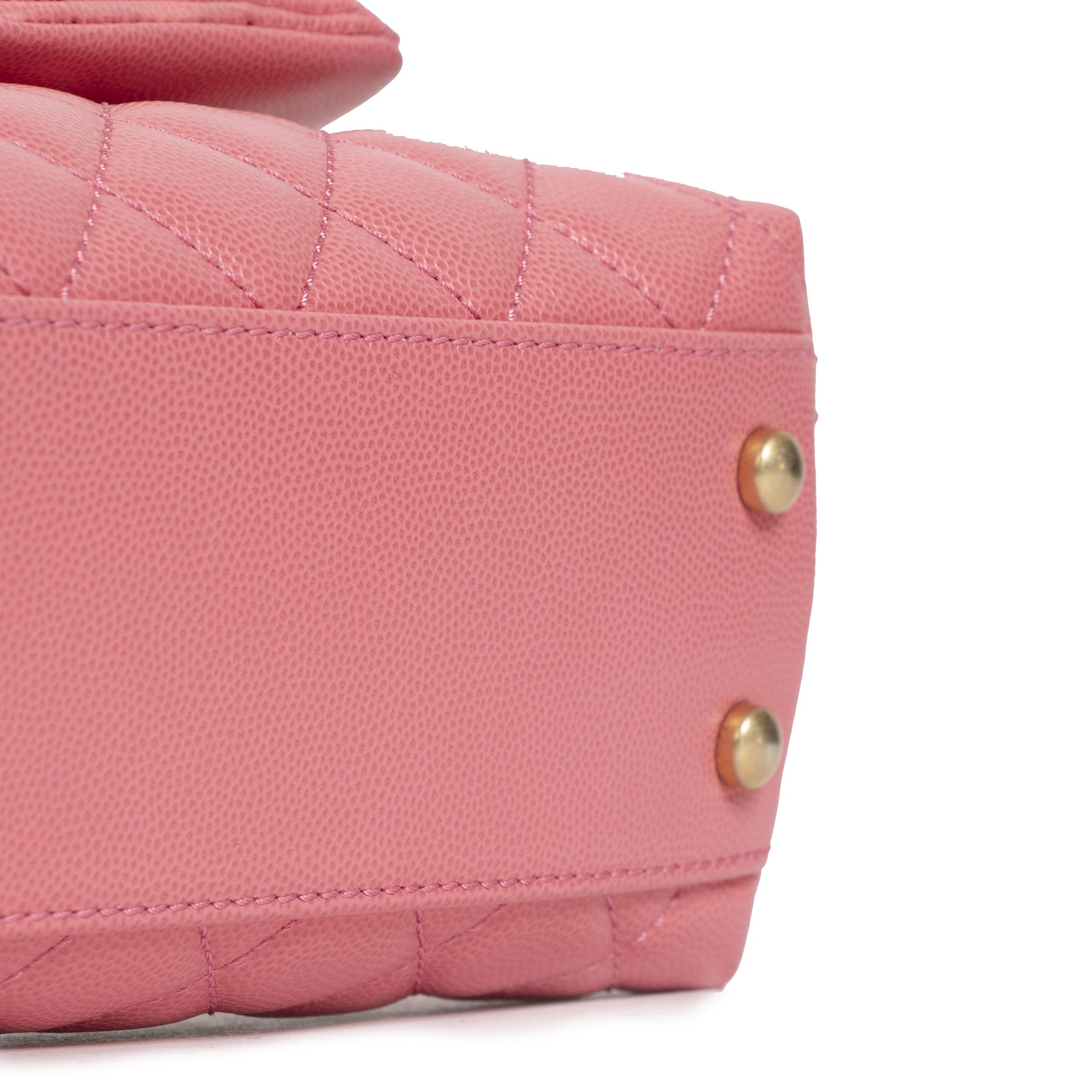 Are you looking for an authentic Chanel Pink Caviar Quilted Small Lizard Coco Handle Flap Bag?