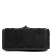 Chanel So Black Mini Classic Square Lambskin Leather Flap Bag
