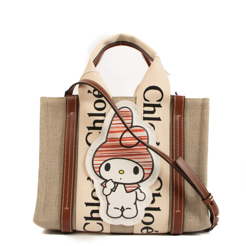 Chloé x My Melody Small Woody Tote Bag for the best price at Labellov secondhand luxury in Antwerp