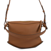 Delvaux Pin Swing Tan Leather Crossbody Bag for the best price at Labellov secondhand luxury in Antwerp