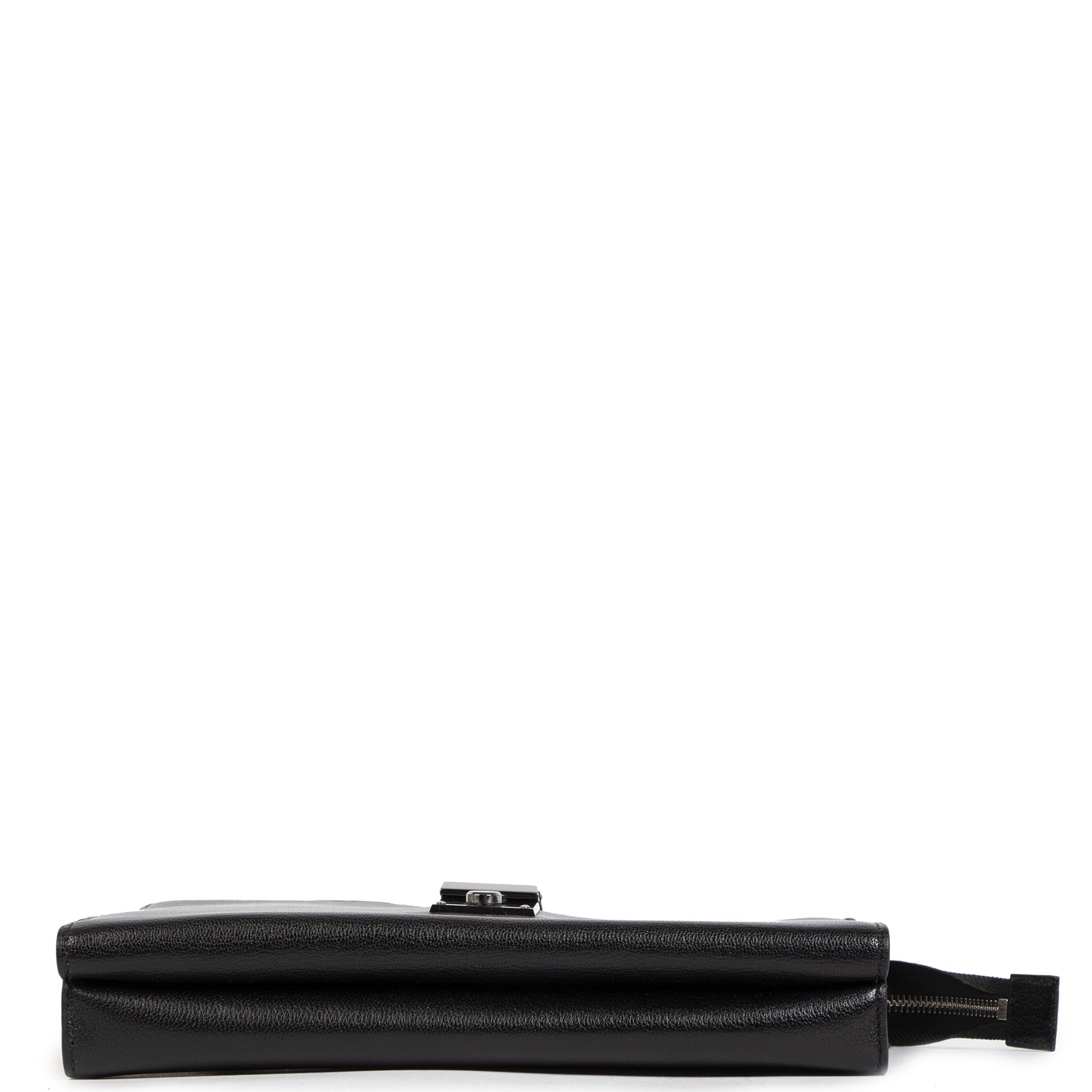 Delvaux Black Leather Pochette