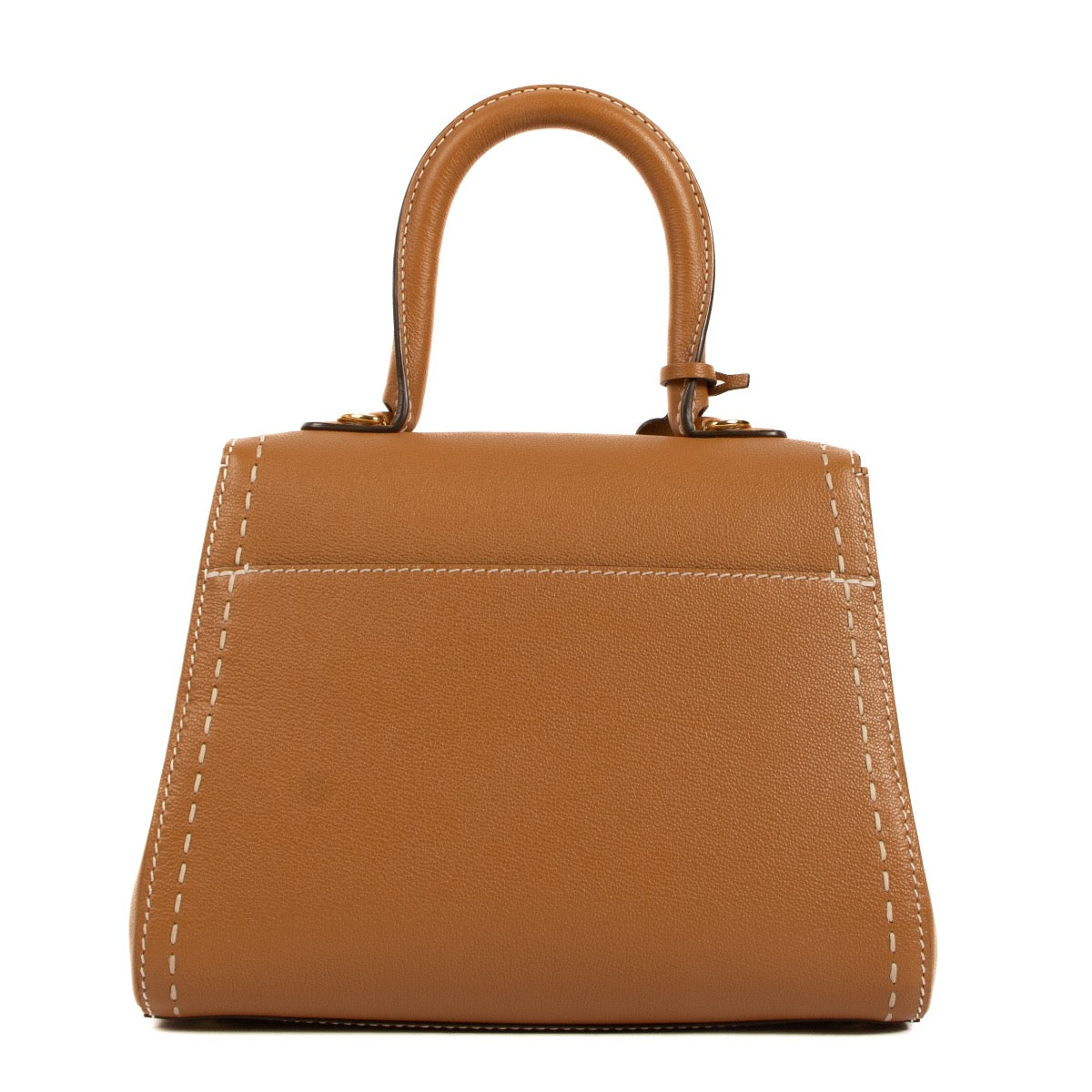 Shop safe online at Labellov in Antwerp, Brussels and Knokke this 100% authentic second hand Delvaux Végétal-Ivory Rodéo Calf Surpiqué PM Brillant