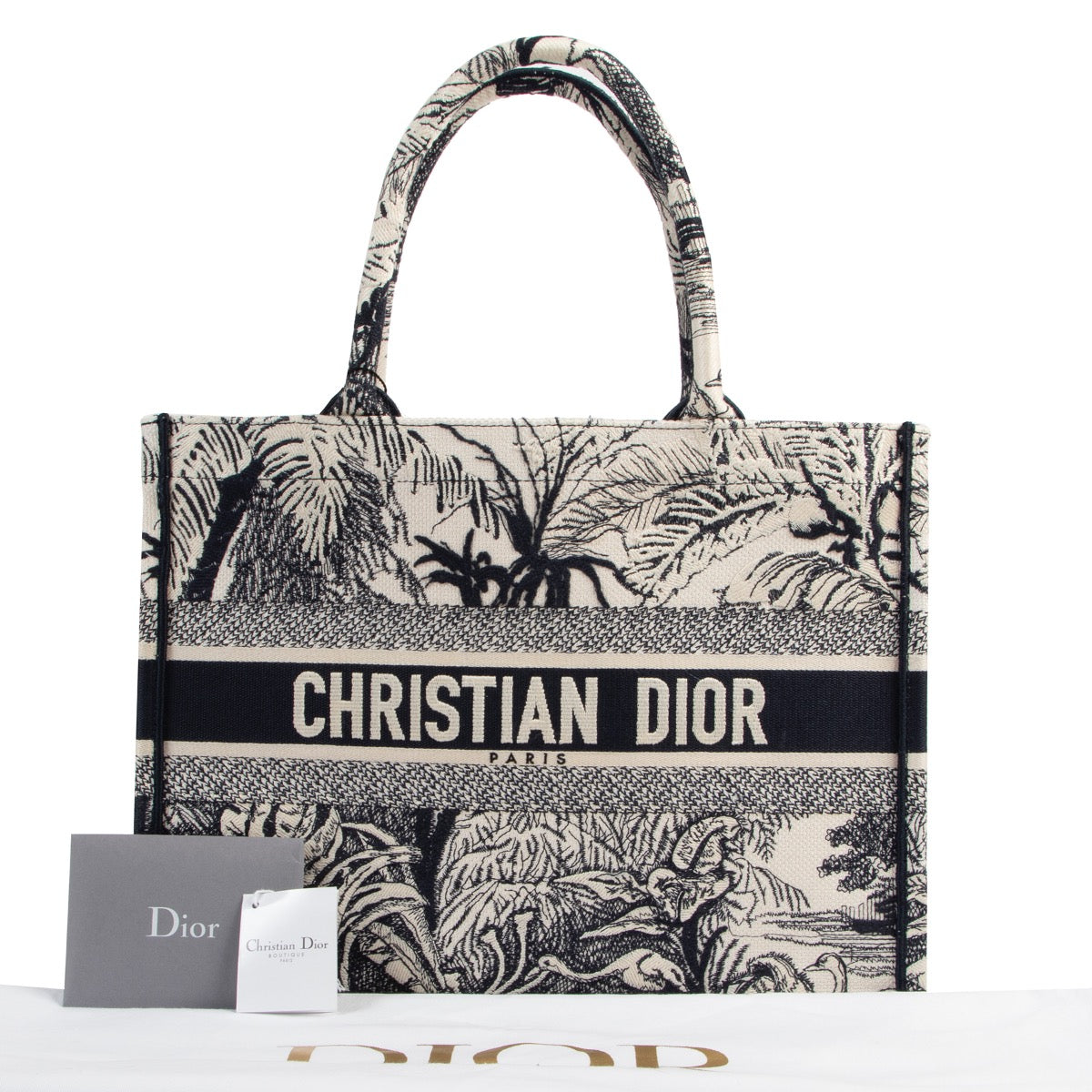 acheter en ligne seconde main Christian Dior Black Small Booktote