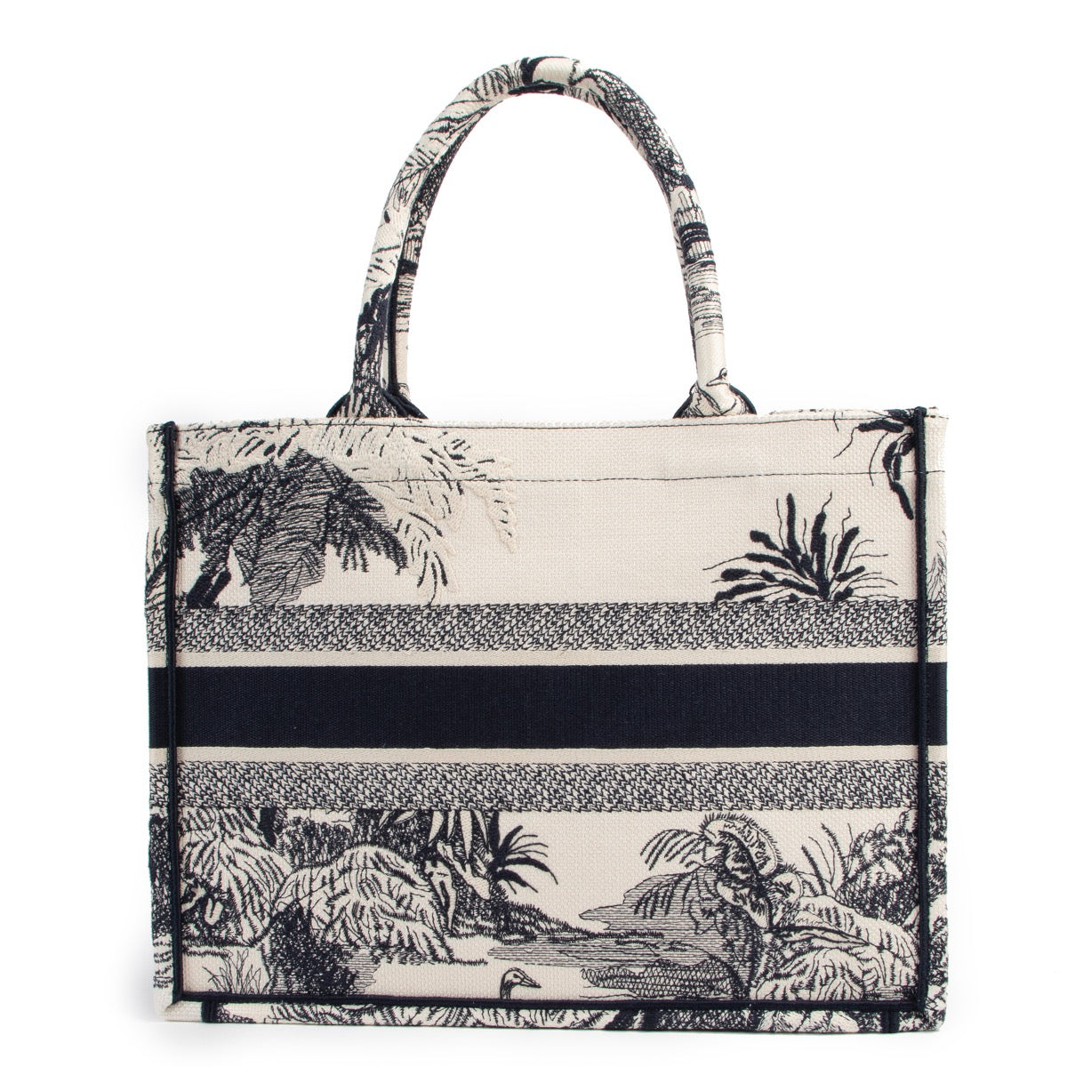 Christian Dior Blauwe Kleine Book Tote