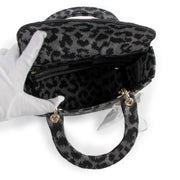 Shop authentic second hand luxury designer Dior Medium Lady Dior D-Lite Mizza Embroidery Limited Edition at Labellov