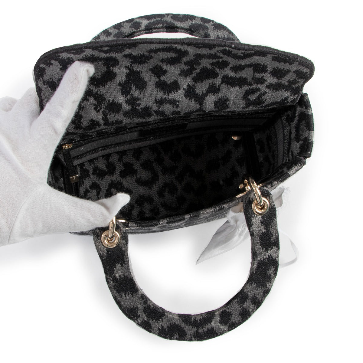 Shop authentic second hand luxury designer Dior Medium Lady Dior D-Lite Mizza Embroidery Limited Edition at Labellov