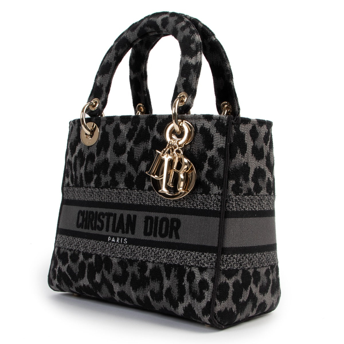 Shop authentic second hand luxury designer Dior Medium Lady Dior D-Lite Mizza Embroidery Limited Edition at Labellov