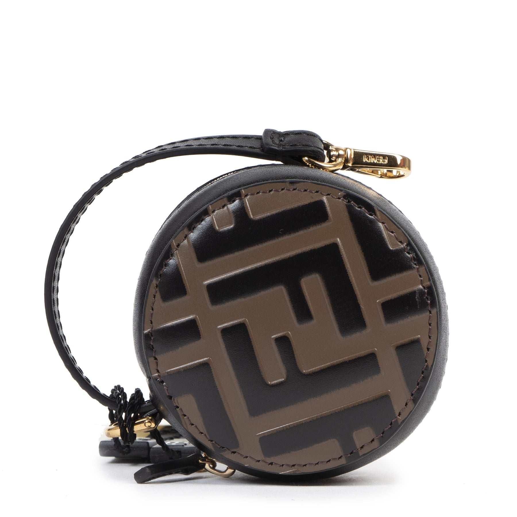 Fendi Logo Charm with Nylon Backpack