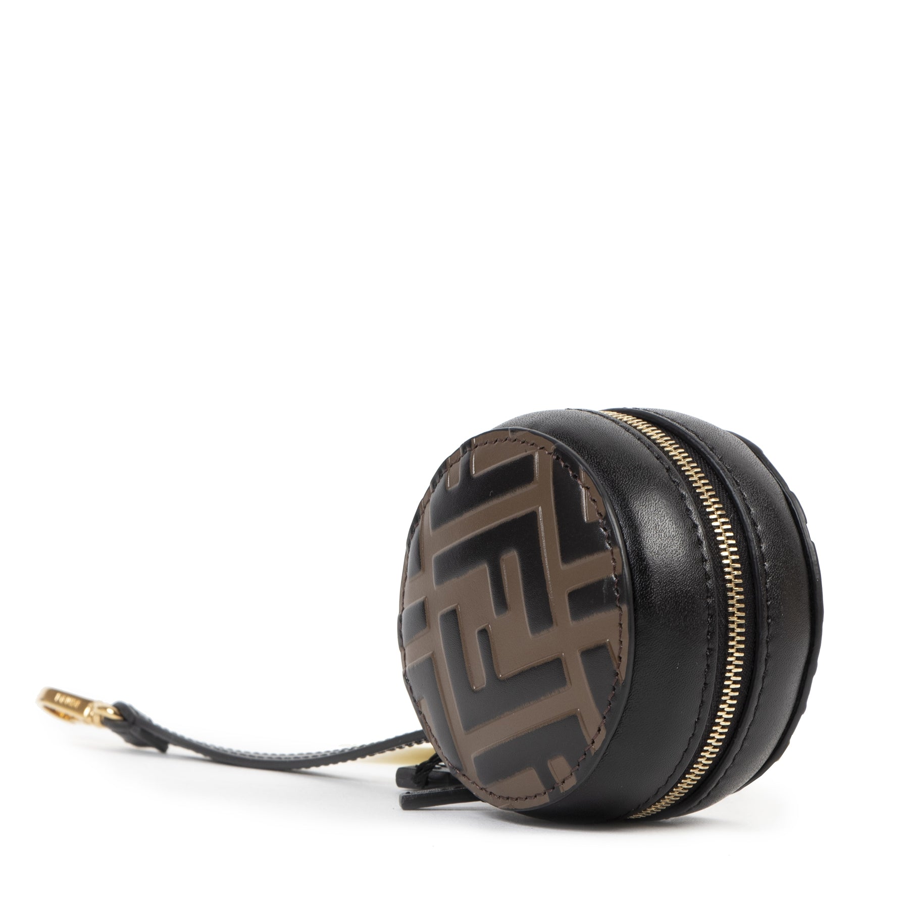 Fendi Logo Charm with Nylon Backpack