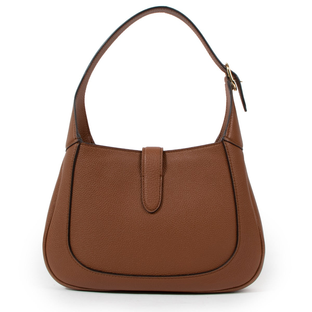 Gucci Jackie 1961 Kleine Tas van Natuurlijk Nerfleer in Bruin