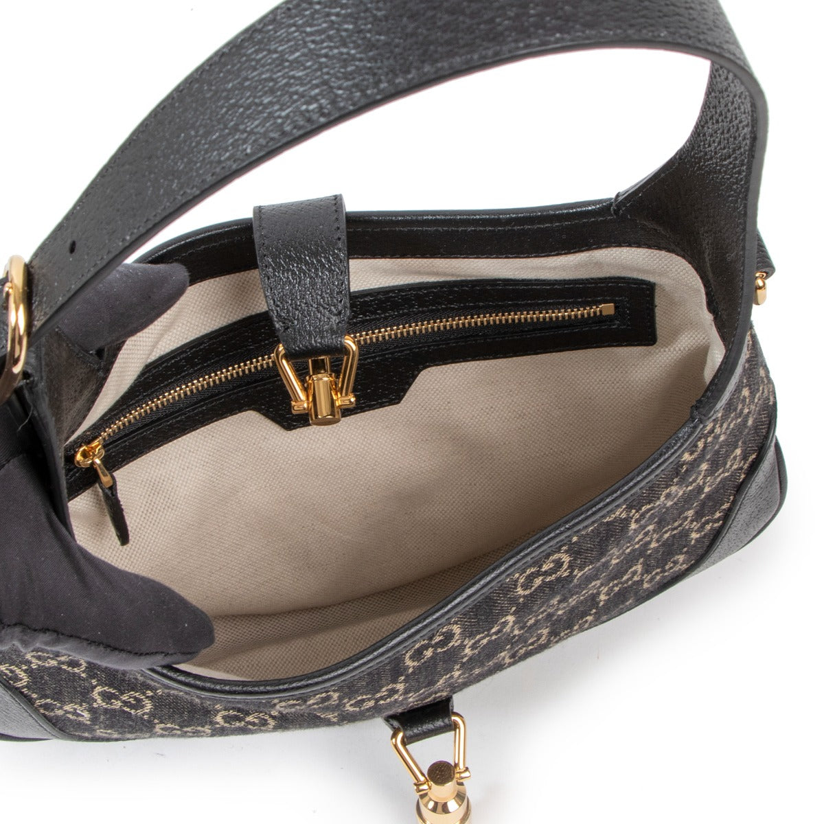 Gucci Denim Jackie 1961 Kleine Schoudertas