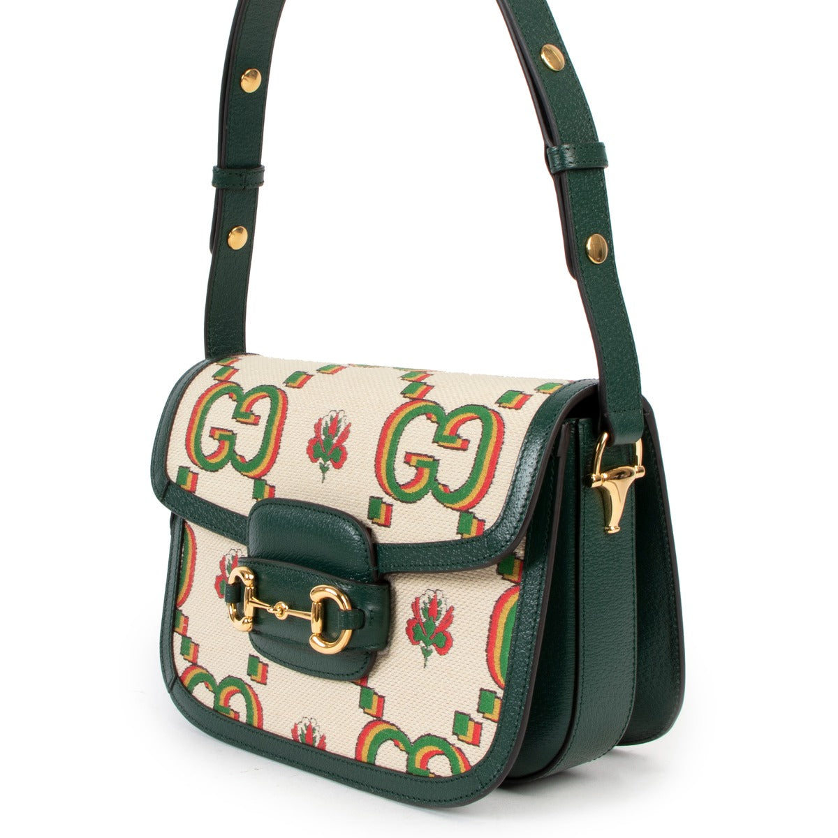 Buy online an authentic brand new Gucci Horsebit 100 1955 Shoulder Bag in very good condition at Labellov in Antwerp.