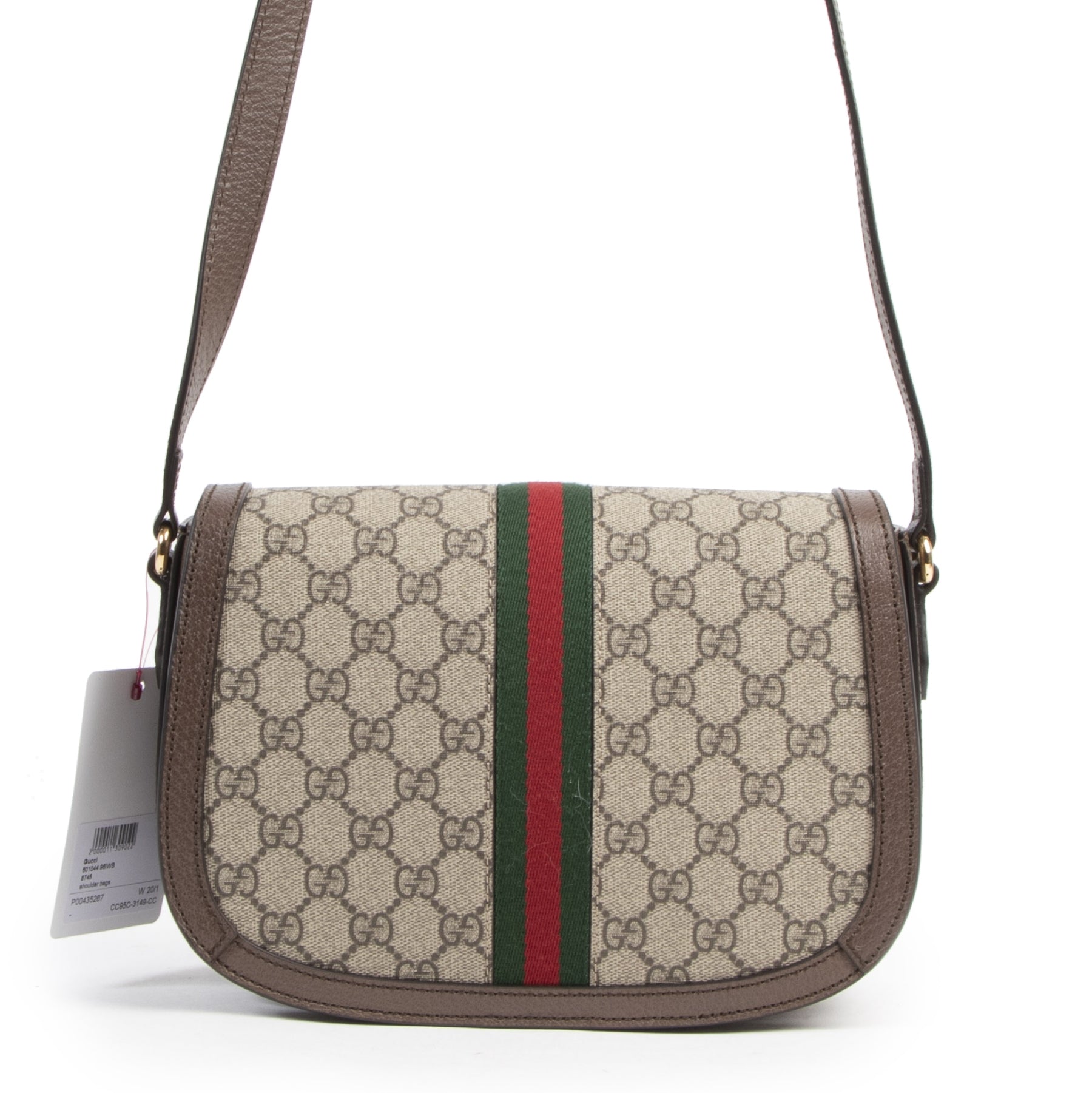 Authentic secondhand Gucci Small GG Supreme Ophidia Bag designer bags luxury vintage webshop fashion designer brands leather bags
