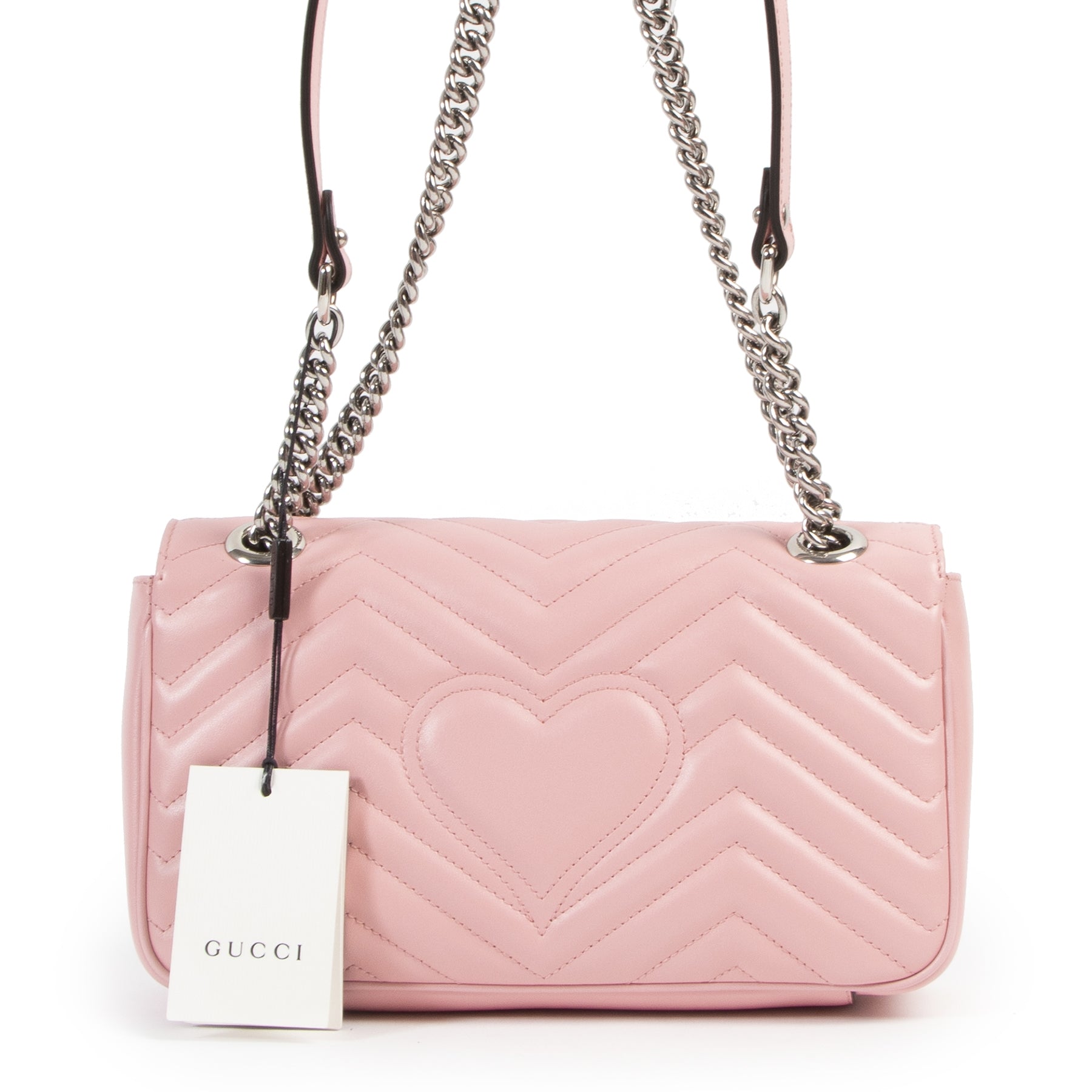 Gucci Baby Pink Medium Marmont Shoulder Bag
