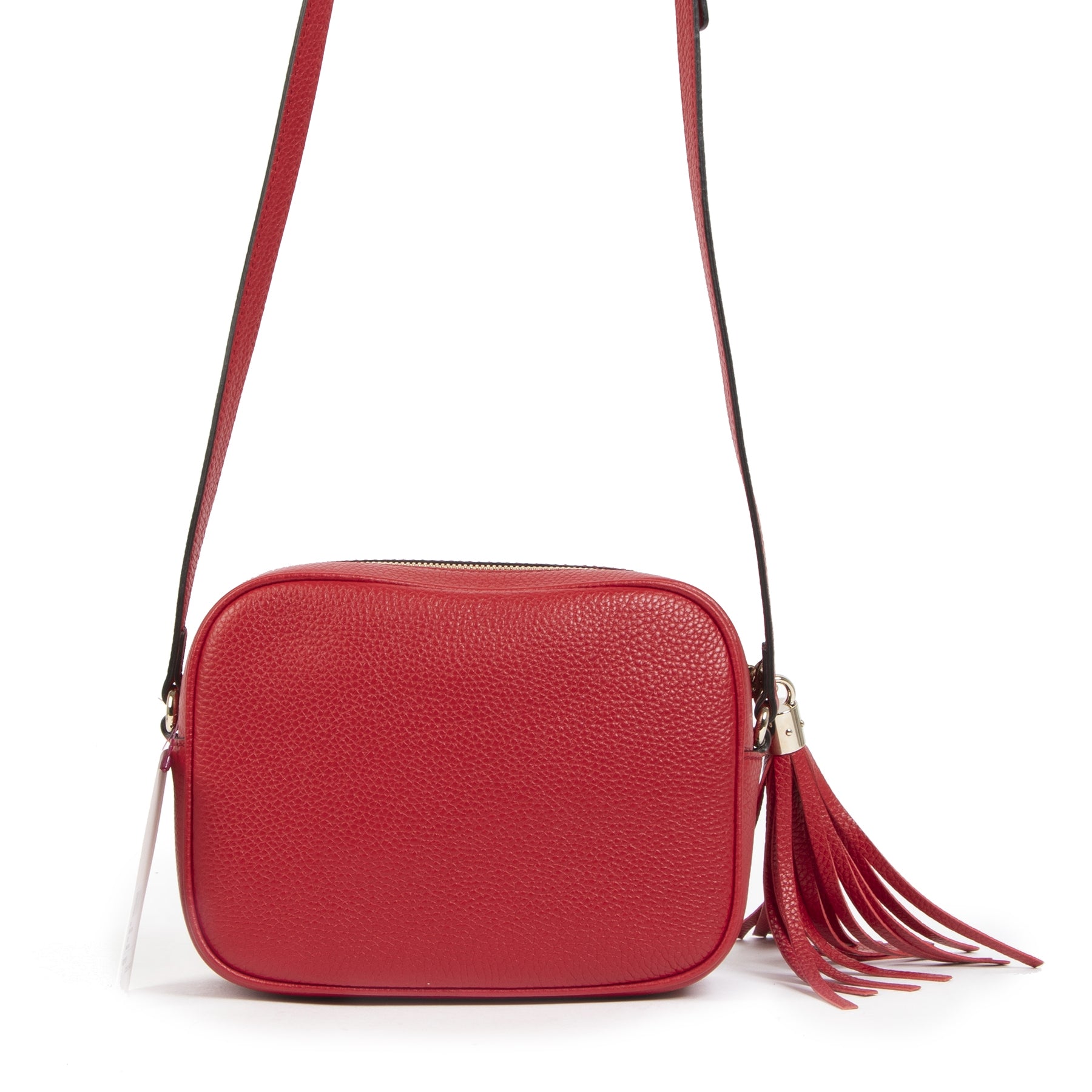 Koop en verkoop uw authentieke designer Gucci Soho Disco Red Crossbody Bag