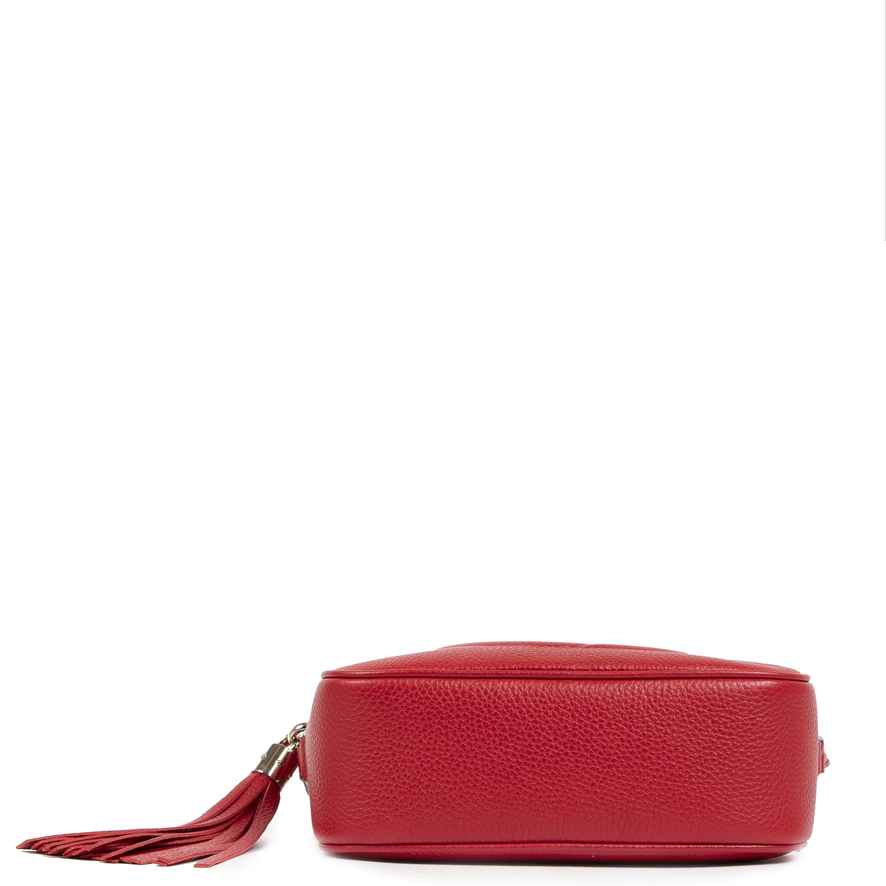 tweedehands GUcci tas Gucci Soho Disco Red Crossbody Bag