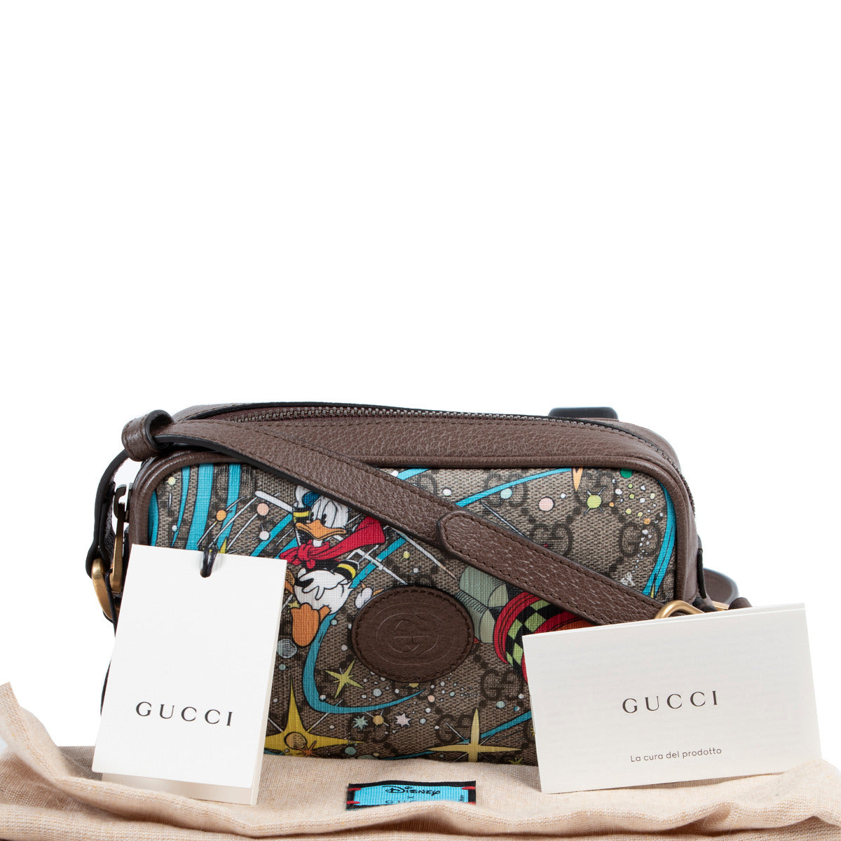 Disney x Gucci Donald Duck Mini Shoulder Bag for the best price at Labellov secondhand luxury