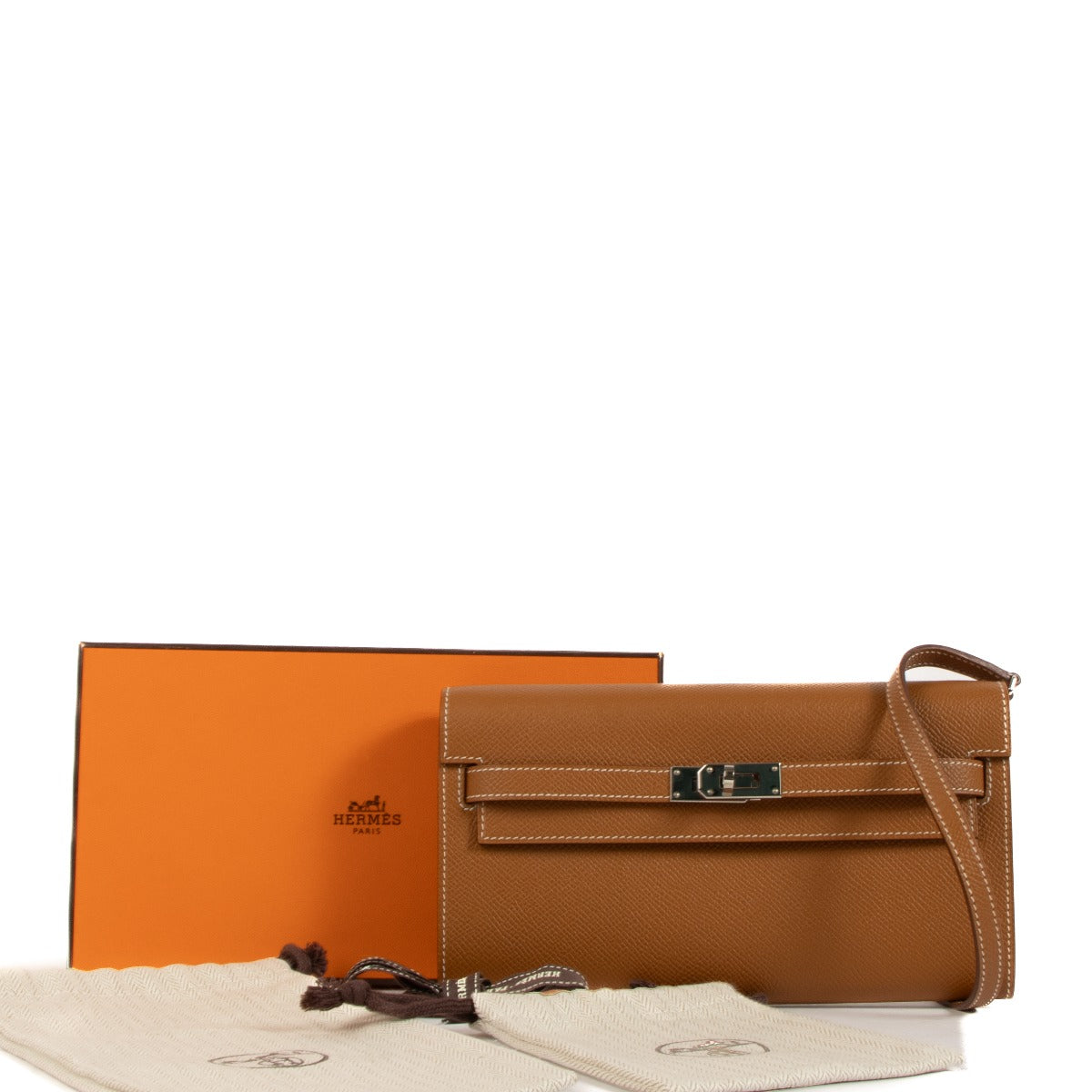 Hermès Kelly To Go Gold Epsom